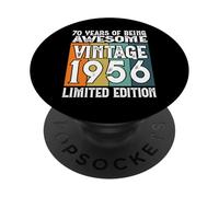 Father's Day Papasaurus Funny Dino Kids Dad PopSockets Adhesive PopGrip