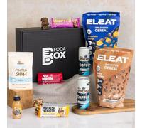 Father's Day Protein Snack Gift Hamper - 9 High Protein Items Including Protein Bars, Cereal, Granola, Vegan Shakes & More | Gym Hamper fitness Bundle for Men & Women - Gift Hampers by FodaBox
