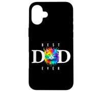Father's Day Rainbow Cat Shirt For Dad,Dada Daddy Funny PAPA Case for iPhone 16 Plus