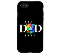 Father's Day Rainbow Cat Shirt For Dad,Dada Daddy Funny PAPA Case for iPhone SE (2020) / 7 / 8