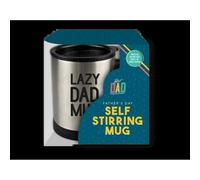 Fathers Day Self Stirring Mug 2 Pack - Silver