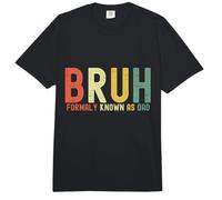 Fathers Day Shirt Bruh Formerly Known As Dad Shirt Women Comfort Colors Adult Heavyweight T-Shirt