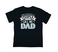 Fathers Day Shirt - My Favourite People Call Me Dad - Daddy Men T Shirt(Large)