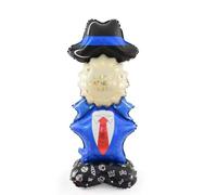 Father's Day Standing Balloon - 1Pcs Large DAD Eye-Catching Standin Decor for Home & Party - For Happy fathers Day Birthday & Festive Celebrations Decorations (blue)