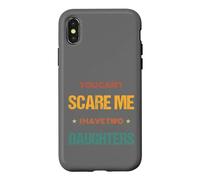 Father's Day Super Dad You Can't Scare me Sarcasm Case for iPhone X/XS