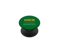 Father's Day Super Dad You Can't Scare me Sarcasm PopSockets Adhesive PopGrip