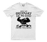 Fathers Day T-Shirt Just an Ordinary Demi-Dad Moana Maui You're Welcome Tee Top Mens T Shirt White XXL