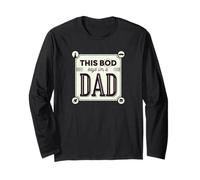 Fathers Day This BOD Belongs to a Dad Daddy Funny Long Sleeve T-Shirt
