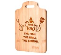 Fathers Day Unique Gifts from Daughter Son, Bamboo Chopping Board, Dad Birthday Gifts for Stepdad Grandad, Fathers Day Presents for Daddy Husband Men on Christmas Anniversary
