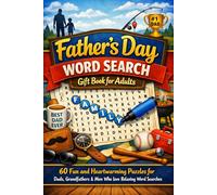 Father's Day Word Search Book for Adults: 60 Fun and Heartwarming Puzzles for Dads, Grandfathers & Men