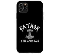 Fathor A God Among Dads - Viking Dad Norse Mythology Case for iPhone 11 Pro Max