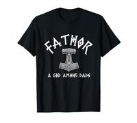 Fathor A God Among Dads - Viking Dad Norse Mythology T-Shirt