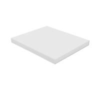 Fatigue Resistance Polyurethane Plastic Plate 60mm 50mm 40mm, Black/White Square POM Plastic Board 1pc(White,25x500x500mm)