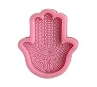 Fatima Hand Buddha's Round Totem Silicone Pendant Mold Epoxy Resin Casting for Jewelry Making DIY Crafts Fatima