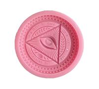 Fatima Hand Buddha's Round Totem Silicone Pendant Mold Epoxy Resin Casting for Jewelry Making DIY Crafts Fatima