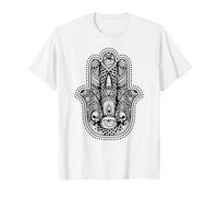 Fatima Hand Hamsa Khamsa Mystic Occult Pink T-Shirt
