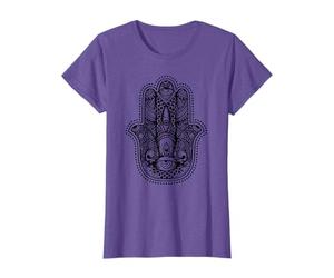 Fatima Hand Hamsa Khamsa Mystic Occult Pink T-Shirt