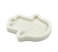 Fatima Hand Shaped Silicone Mold Epoxy Resin Mold Baking Tool for Making Chocolate Candy Handmade Soap Epoxy Resin Molds Silicone Kit Rectangle Keychain Jewelry for Beginners Unique
