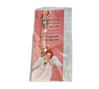 Fatima Small Glass Rosary Necklace with Clasp, Pink or Blue, 4mm Beads, Religious Devotional Wearable Prayer Gift