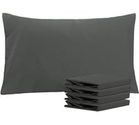 FATIMAHS HOME COLLECTION Dark Gray - Long Staple Extra Large Pillowcases 1000 Thread Count Set of 2 Egyptian Cotton 25 x 34 Inches Fits The Fluffiest Pillows & Pancake Pillow Extra Tall Pillowcase