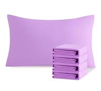 FATIMAHS HOME COLLECTION Lavender - Long Staple Extra Large Pillowcases 1000 Thread Count Set of 2 Egyptian Cotton 25 x 43 Inches Fits The Fluffiest Pillows & Pancake Pillow Extra Tall Pillowcase