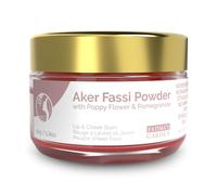 Fatima's Garden Natural Aker Fassi Powder with Pomegranate Bark - Traditional Moroccan Lip & Cheek Tint 50g