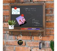 Fativo Chalkboard Blackboard Sign Hanging Large Chalk Board Message Wooden School Wall L42Xw30Cm