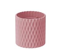 Fatiya 5 Slot Makeup Brush Holder Organizer, 360° Rotating Makeup Brush Organizer, Make Up Brush Holder Cup for Cosmetics Vanity Desk Bathroom Countertop Office (Pink)