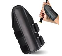 Fatiya Comfort Golf Swing Alignment Brace, Hook & Loop Golf Wrist Brace Strap, Convenient Golf Swing Training Aid Wrist Correction Hand Gesture Trainer Tool for Golfers Beginner (Black,1)