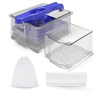 Fatiya Tofu Press Dishwasher Safe with 2 Sizes Mold, Cheese Cloth & Bag, Adjustable Tofu Press with Drip Tray, Tofu Maker Remove Extra Water in 30-60mins, DIY Homemade Tofu Making Tool Box