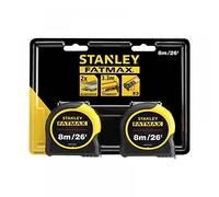 Stanley Tools Fatmax Classic Tape Measure Twin Pack - 8M/26Ft With 32mm Width