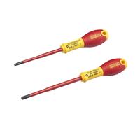Fatmax Vde Insulated Borneo Pz Scewdriver Set, 2 Piece Stanley Multi One Size