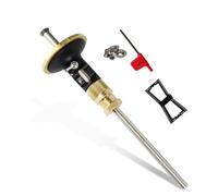 Fattbao Wheel Marking Gauge, Dovetail Jig Brass Wood Scribe Tool Kit, 2 in 1 Marking Gauge Woodworking, Woodworking Scribe Tool, Scribing Tools for Wood, Dovetail Guide, 2 Extra Cutters & Bolts