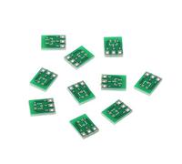 fatteryu 10 Pcs Double-Side SMD SOT23-3 To DIP SIP3 Adapter PCB Board DIY Converter