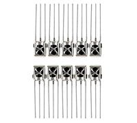 fatteryu 10pcs TL1838 VS1838B 1838 38Khz IR Receiver with Metal case