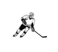 fatteryu 16x11cm Ice Hockey Sports Car Styling Fashion Car Window Stickers For Car Styling