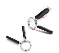fatteryu 2Pcs 30mm Barbell Gym Weight Lifting Bar Dumbbell Lock Clamp Spring Collar Clips
