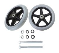 fatteryu 2pcs 6" Wheelchair Casters Small Cart Rollers Chair Wheels Accessories