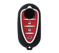 fatteryu 3 Buttons Silicone Car Key Fob Case For Alfa Myth 159 GTO Myth Giulietta Romeo 4C GTA