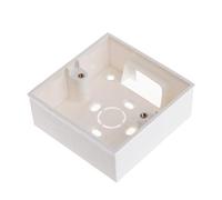 fatteryu 86X86 PVC Junction Box Wall Mount Cassette For Switch Socket Base