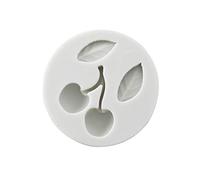 fatteryu Cherry Leaves Silicone Mold Fondant Chocolate Mould Cake Sugarcraft Decor Tool