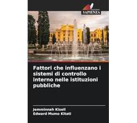 Fattori che influenzano i sistemi di controllo interno nelle istituzioni pubbliche