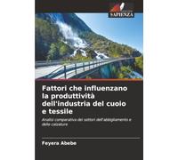 Fattori che influenzano la produttività dell'industria del cuoio e tessile: Analisi comparativa dei settori dell'abbigliamento e delle calzature
