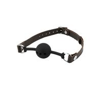 Faubourg Goatskin Leather and Silicone BDSM Ball Gag - MEO Bondage Germany