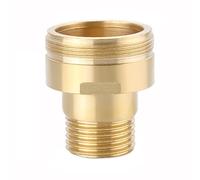 Faucet Adapter M16/M18/M20/M22/M24/M28/M32 External Thread to 4 Points G1/2 External Thread Coarse Thread Brass Faucet Filter Accessory Bathroom Garden Tap Adapter(M32-4 Points G1/2)
