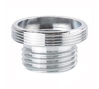 Faucet Adapter M16/M18/M20/M22/M24/M28/M32 External Thread to 4 Points G1/2 External Thread Coarse Thread Brass Faucet Filter Accessory Bathroom Garden Tap Adapter(M28-4 Points G1/2)