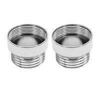 Faucet Adaptor 2PCS Aerator Connector 1/2" Thread Solid Metal Kitchen Tap Connector for Water Purifier（F22-1/2）