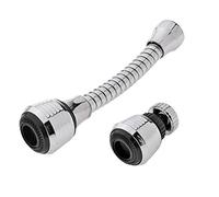 Faucet Aerator,360 Rotate Swivel Water Saving Tap Aerator Diffuser Faucet Nozzle Filter Adapter Replacement for Kitchen