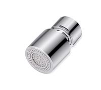 Faucet Aerator, 360° Swivel Tap Aerator 2-Flow Faucet Tap Aerator 22mm, Water Saving Splash-Proof Kitchen Bathroom Sink Faucet Tap Spray Head Bubbler Sprayer with Nozzle Aerator Attachment,FM22
