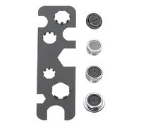 Faucet Aerator Key 9-in-1,Stainless Steel Bathroom Faucet Aerator Wrench Tool - for Kitchen Bathtub Washbasin Bathroom Apartment Home Maintenance Staff Facility Managers Plumbers